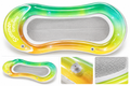 Summer Sunshine Deluxe Inflatable Swim Mat/Pool Float - Adults