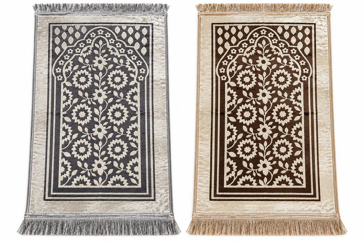 Premium Adult Prayer Mat - Soft & Silky - Large size