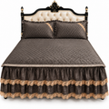HAVN LUXE Luxury Bedsheet Set with Golden Frill – 3 Pcs