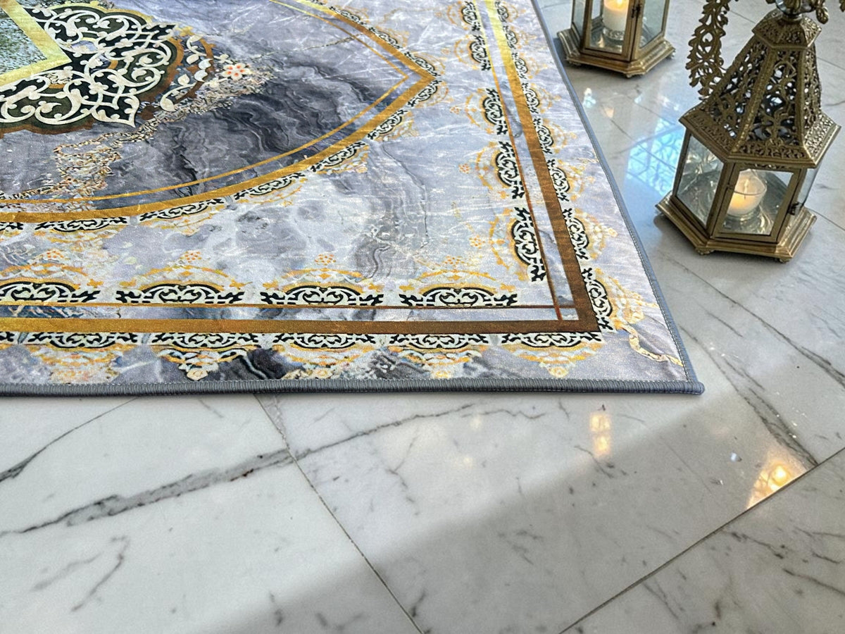 Premium Marble Design Adult Prayer Mat - High quality - Large size