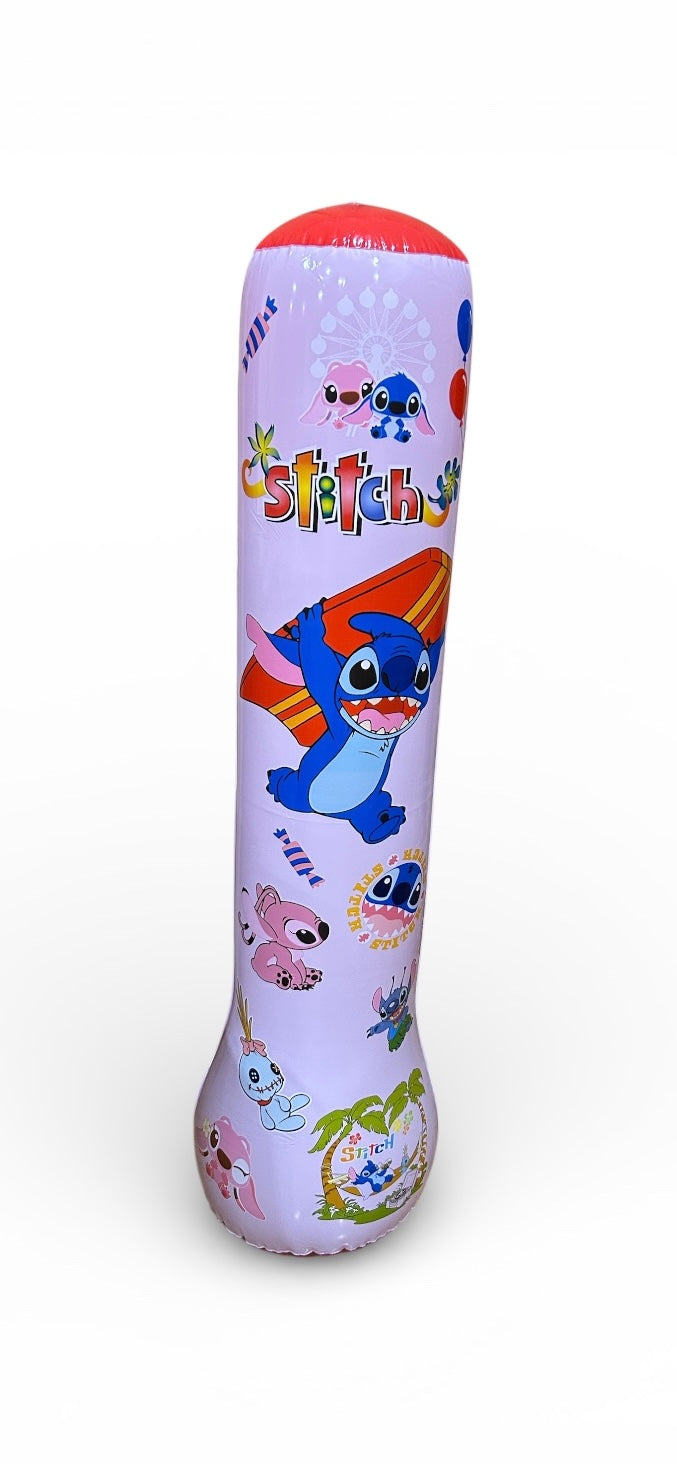 Beach/Home Inflatable self-balancing Punch bag/balloon (Stitch print)