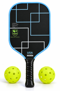 HAVN Sports T700 Carbon Fiber Pickleball Paddle set with 2 outdoor balls