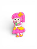 Pink Dress Girl Charm