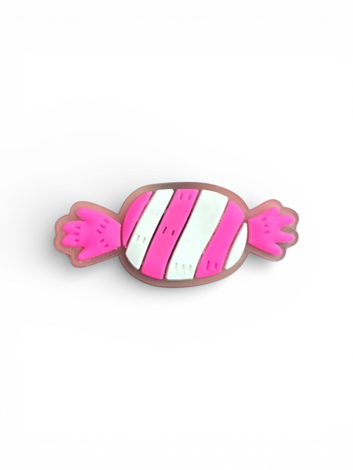 Pink Striped Candy Charm
