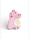 Pink Dino Charm