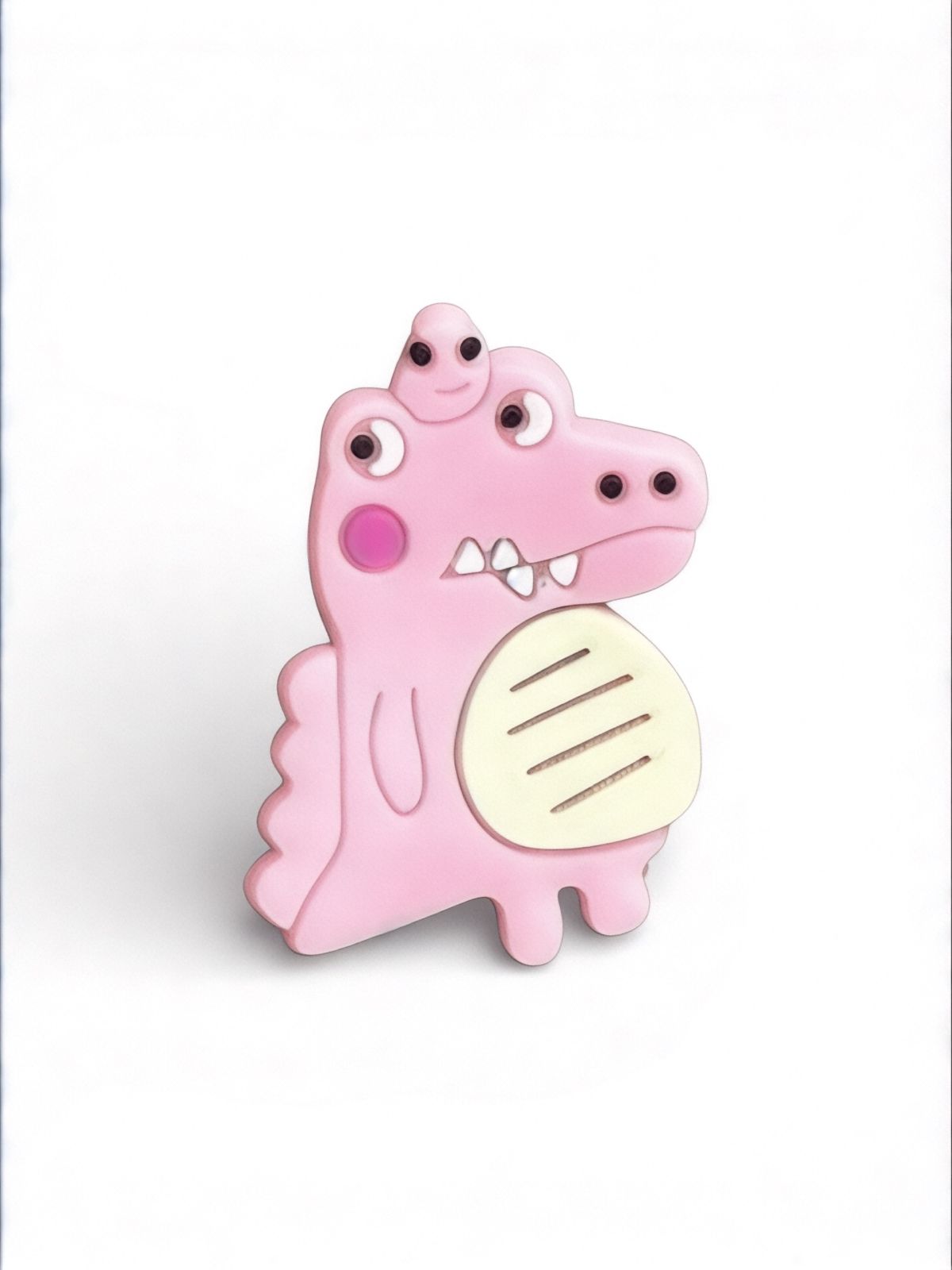 Pink Dino Charm