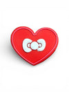 Red Heart Bow Charm