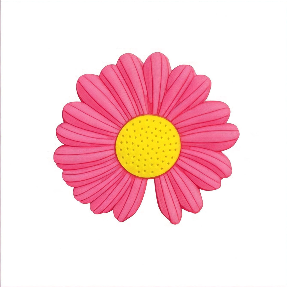 Bright Pink Flower Charm