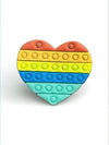 Rainbow Pop-It Heart